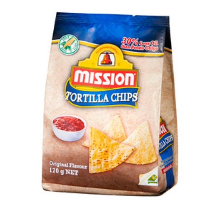 

MISSION TORTILLA CHIPS ORIGINAL 170GR KERIPIK TORTILA