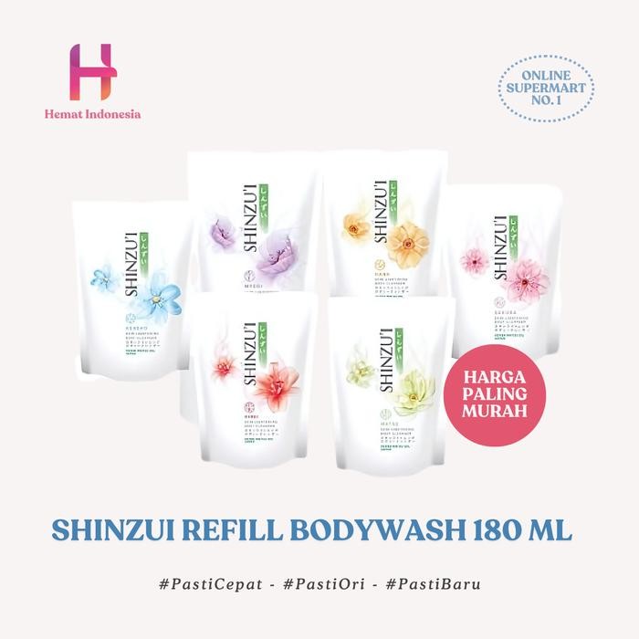 SHINZUI REFILL LIGHTENING BODY WASH SABUN MANDI CAIR 200 ML 200ML