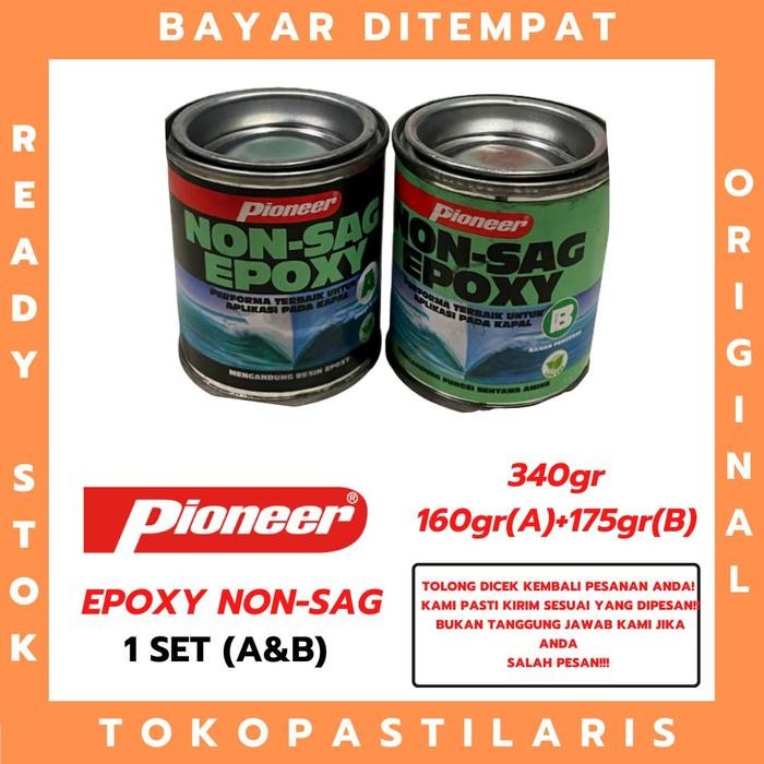 

PIONEER EPOXY NON-SAG 170GR (1SET 2 KALENG = 340GR) / LEM PHILIPINE