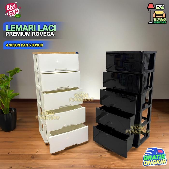 Rovega Lemari Laci Plastik Magnum CMG Lemari Laci Susun Lemari Plastik Premium