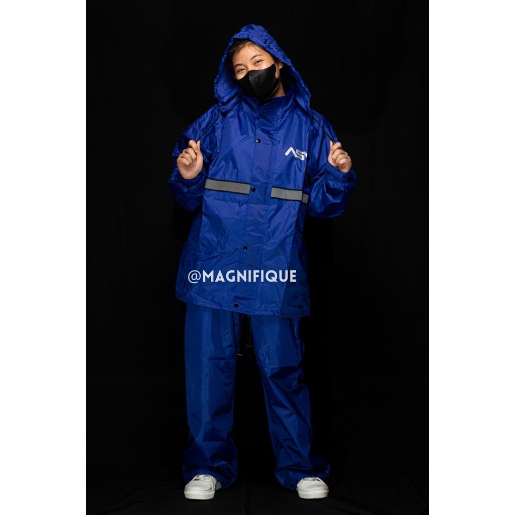 Jas Hujan Setelan Mantel Hujan ASV Original Parasut Anti Air