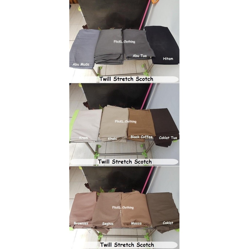 Kain Twill Melar Twill Scotch Kain Chino Melar Twill Stretch Bratatex