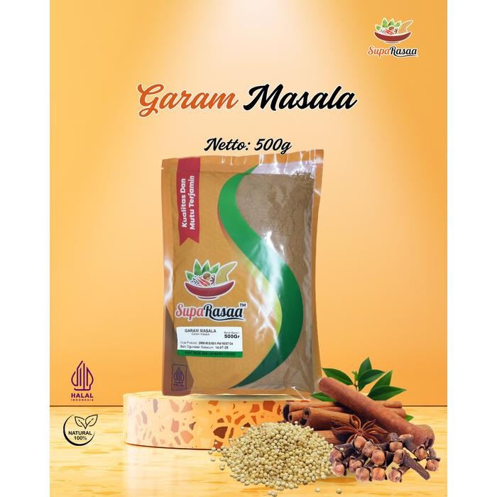 

TERMURAH SupaRasaa Garam Masala Bubuk 500gr - Rempah Alami & Sehat - Cocok untuk Martabak & Masakan