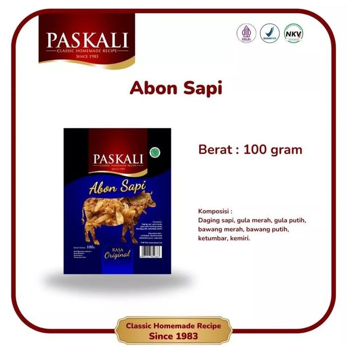 

Pilihan- Abon Sapi Paskali 100 Gram