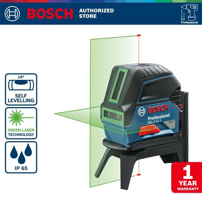 

Bosch Laser Line Level / Laser Garis Waterpass 15Meter GCL 2-15 G