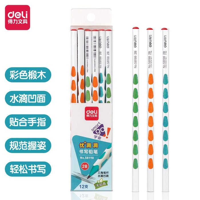 

Deli Pensil Sketsa 2B / 2B Graphite Pencil 12 PCS 58198