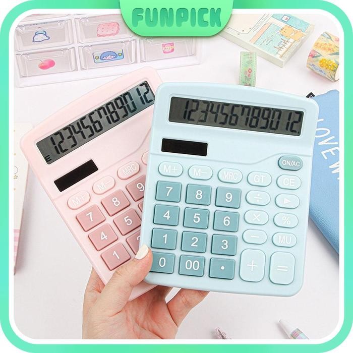 

Kalkulator Color Function Scientific Kalkulator 12-Bit 3warna High Quality-COD