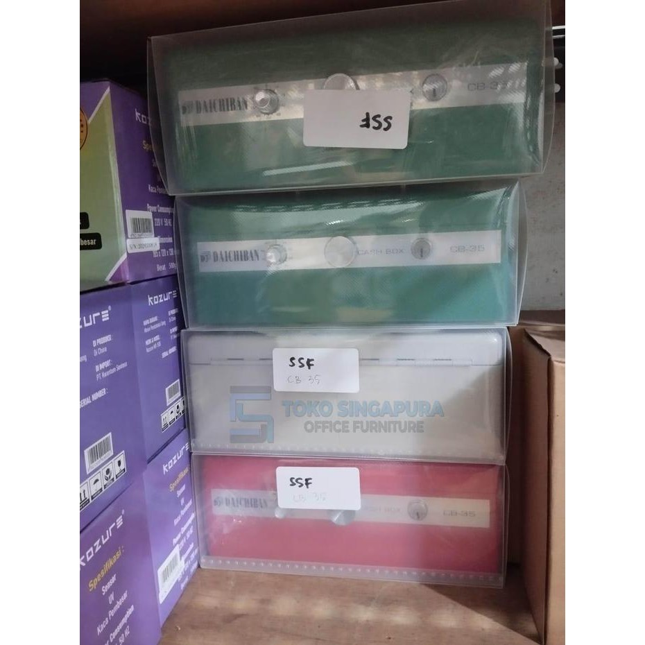 

CASH BOX DAICHIBAN CB-35 (TEMPAT PENYIMPANAN UANG)