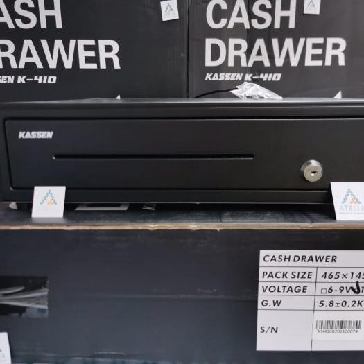 

CASH DRAWER KASSEN K-410 RJ11 LACI KASIR