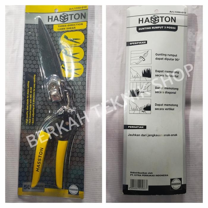 GUNTING RUMPUT 3 in 1 PAGAR STEK HASTON ORIGINAL bisa diputar gunting