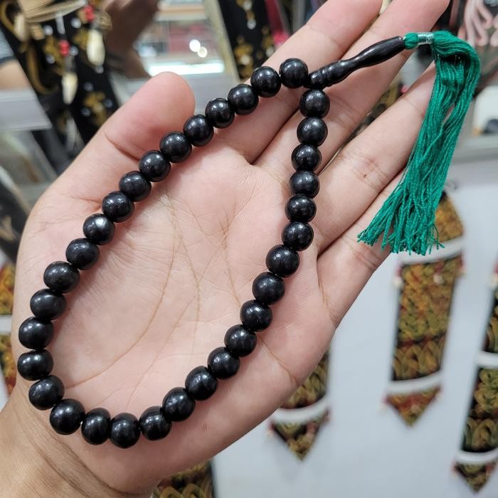 DISKON TASBIH33 KAYU GAHARU ASLI HITAM READY STOCK