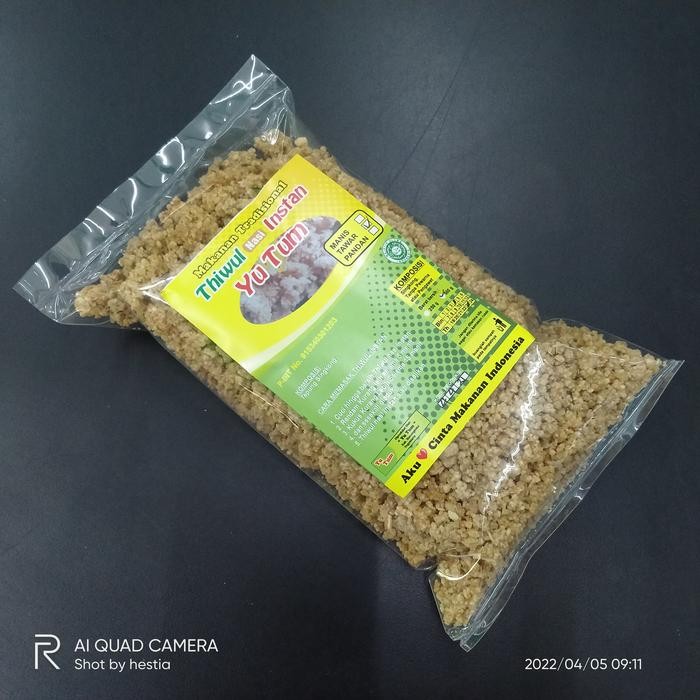 

ORIGINAL Thiwul Nasi Instan YuTum Makanan Khas Jogja Gunungkidul 500 Gram READY STOCK