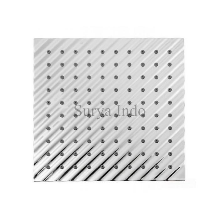 KEPALA SHOWER MANDI SET 8" KOTAK RAINFALL SHOWER TEMBOK WALL SHOWER