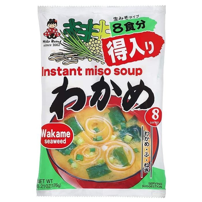 

Stok Baru Miyasaka Instant Miso Soup Wakame / Miso Soup / Sup / Makanan Jepang