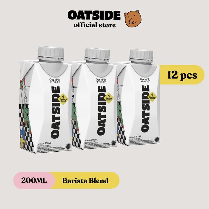 

Pilihan- Oatside Mini Oat Milk Barista Blend 200Ml (12 Pcs) (Cap)
