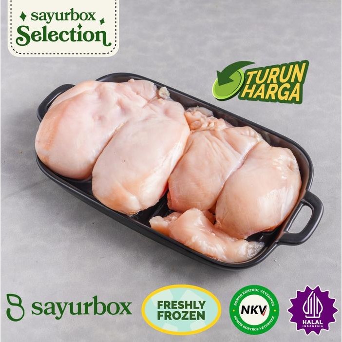 

Pilihan- Boneless Dada Ayam 1 Kg Sayurbox