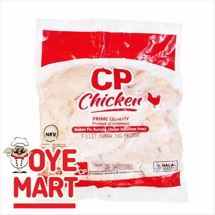 Pilihan- Cp Chicken Ayam Fillet Frozen 1Kg / Ayam Fillet Beku Halal