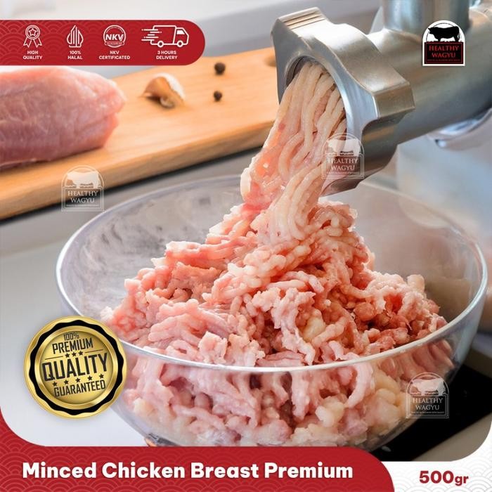 

Pilihan- Minced Chicken Breast Premium Daging Ayam Dada Giling Halal 500Gr