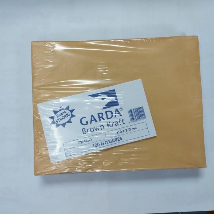 

AMPLOP COKLAT KWARTO GARDA KODE 902