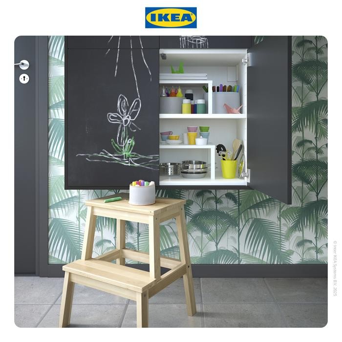 Pilihan- Ikea Bekvam Bangku Tangga Serbaguna Bahan Kayu 50 Cm