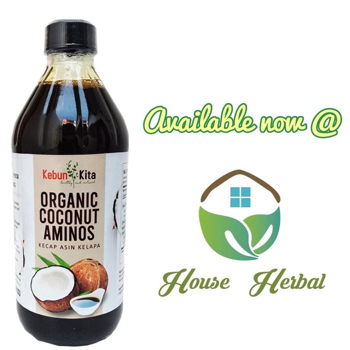 

ORIGINAL ORGANIC COCONUT AMINOS KECAP ASIN KELAPA KEBUN KITA - 250ML READY STOCK