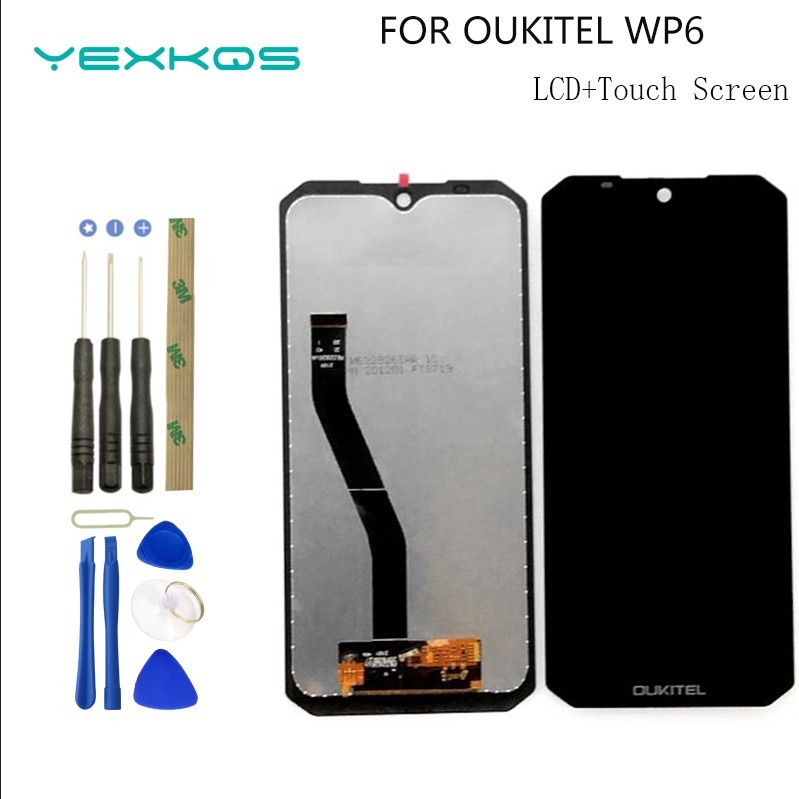 100% Original For 6.3 inch Oukitel WP6 LCD Display Screen Touch Digitizer Assembly For Oukitel WP6 S