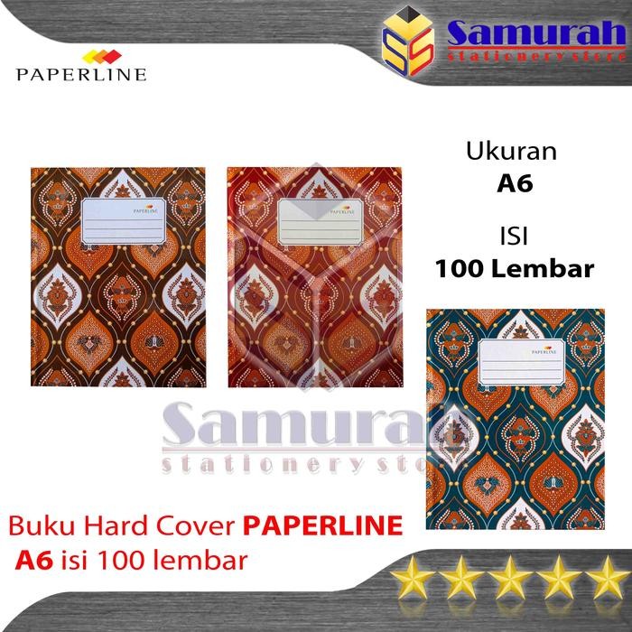

New Buku Hard Cover Paperline Oktavo isi 100 lembar / Buku Catatan A6 PPL Octavo / 1/4 folio Note