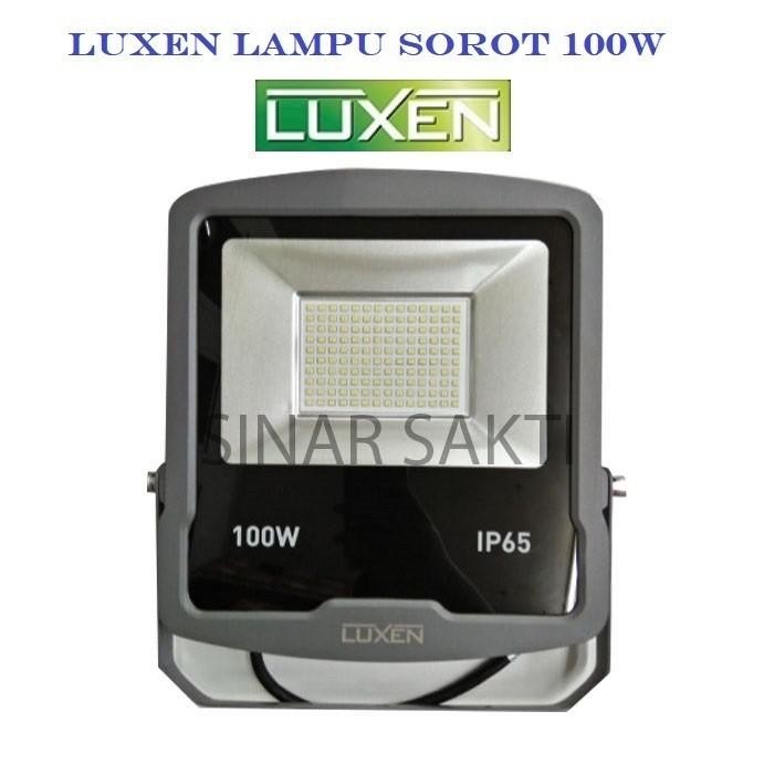 Terbaik Luxen Lampu Led Sorot 100W Lampu Tembak 100 Watt 100% Ori