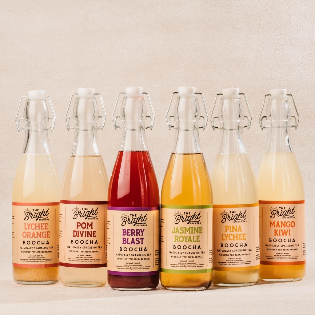

Paket Kombucha 6 Botol - Mix Bundle - Sparkling Tea Drink 500 ML