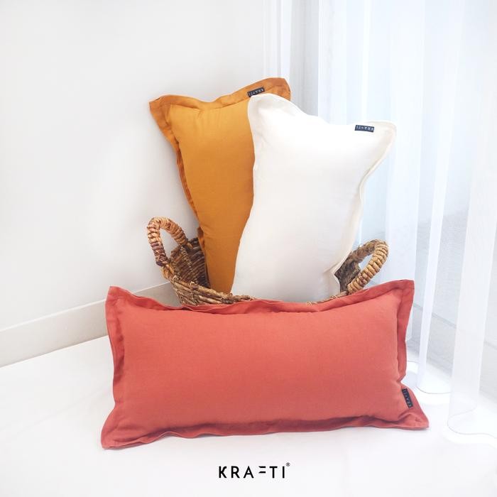 Pilihan- Krafti- Bantal Sofa / Sarung Bantal Sofa / Bantal 30X60 / Sabine 30X60