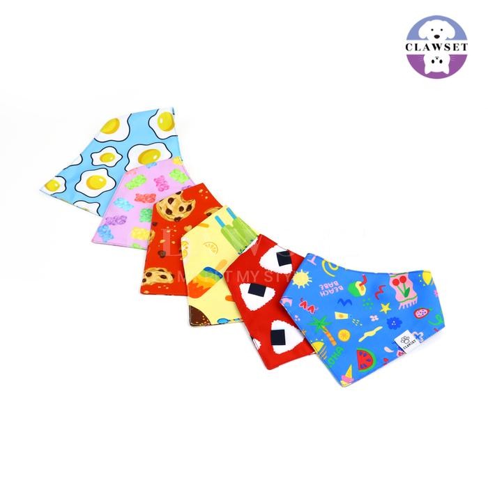 Clawset - Pet Scarf (Syal) - Im So Hungry - Cookie Orange