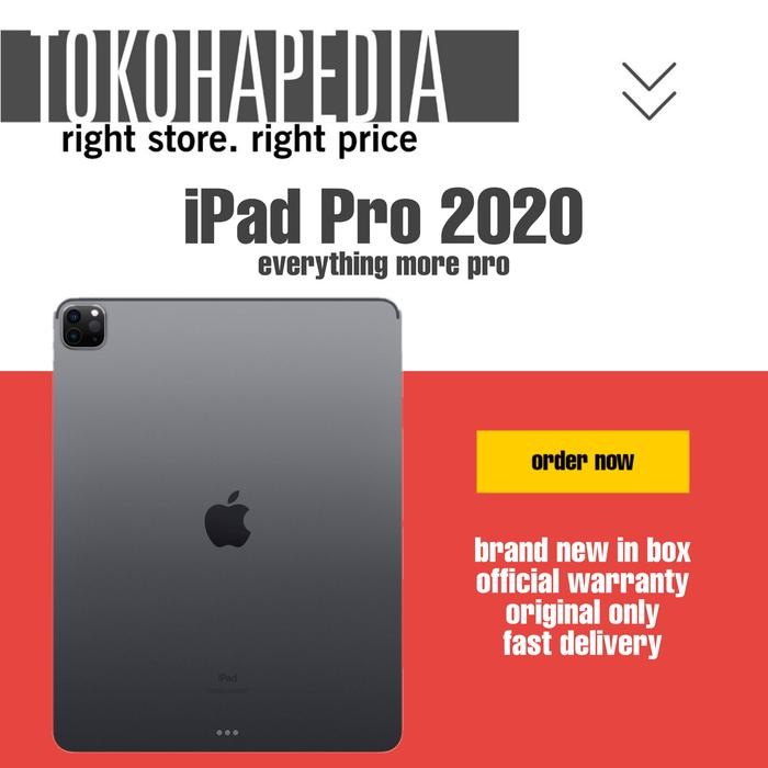 Pilihan- New Apple Ipad Pro 4Th 12.9 Inch 128 128Gb Wifi Only 2020