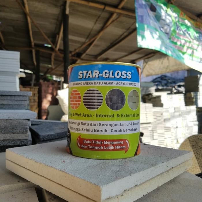 Pilihan- Pernis Batu Alam Star Gloss