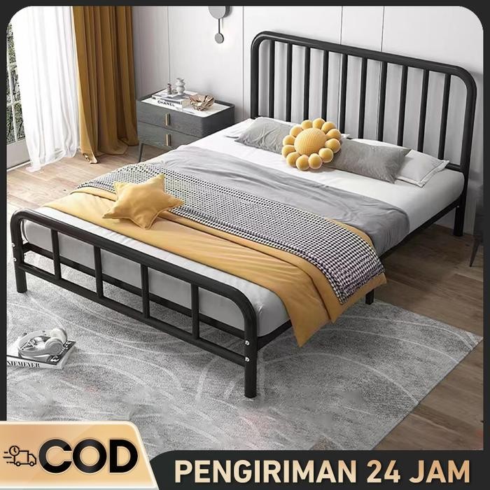 Divan Besi / Dipan / Tempat Tidur Besi/Ranjang Besi Industrial /Ranjang Tidur/Ranjang Besi
