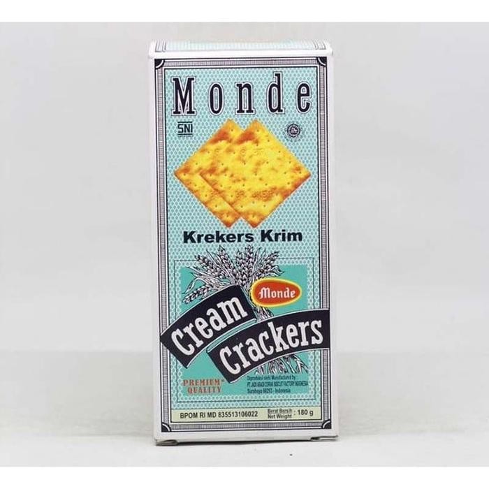 

MONDE CREAM CRACKERS EXTRA LIGHT 180GR