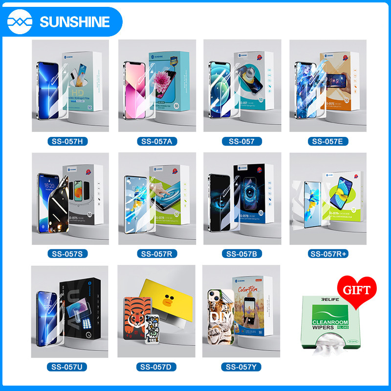Original SUNSHINE 057 057B 057R Flexible Hydrogel Film for SS-890C