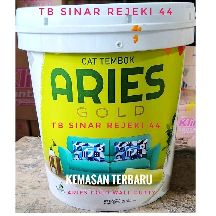 Aquaproof Paint - Cargo 25 Kg Plamir Tembok Aries Gold Wall Putty Filler