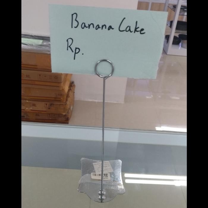 

OJ (Name / Tag Holder) Tempat Keterangan Harga, Nama Produk, & Rasa Roti