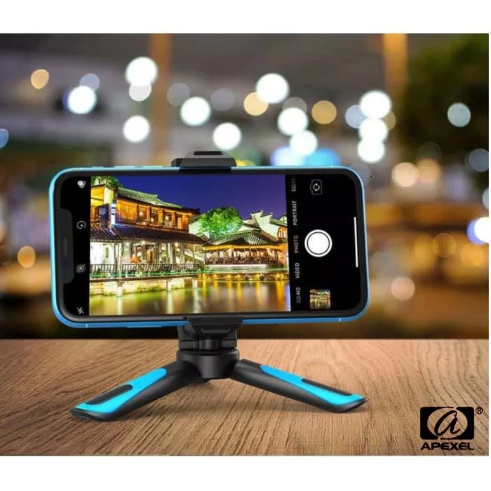 apexel mini tripod table handphone hp camera mount holder [kualitas terbaik]