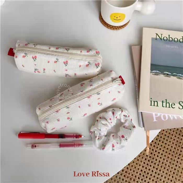 

New [RISSA] Cute Pouch Mini Berries Pencil Pouch Kecil Tempat Pensil Lucu Tempat Makeup Mini Kantong
