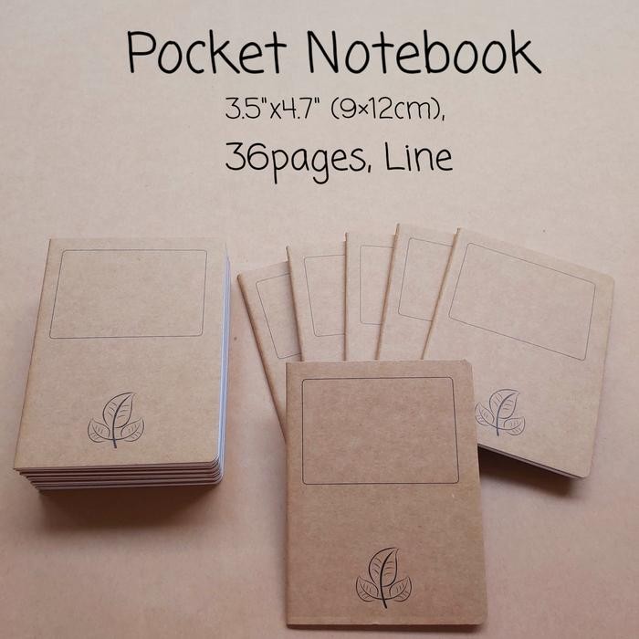 

New Buku Catatan Saku - Buku Notes Mini - Pocket Notebook