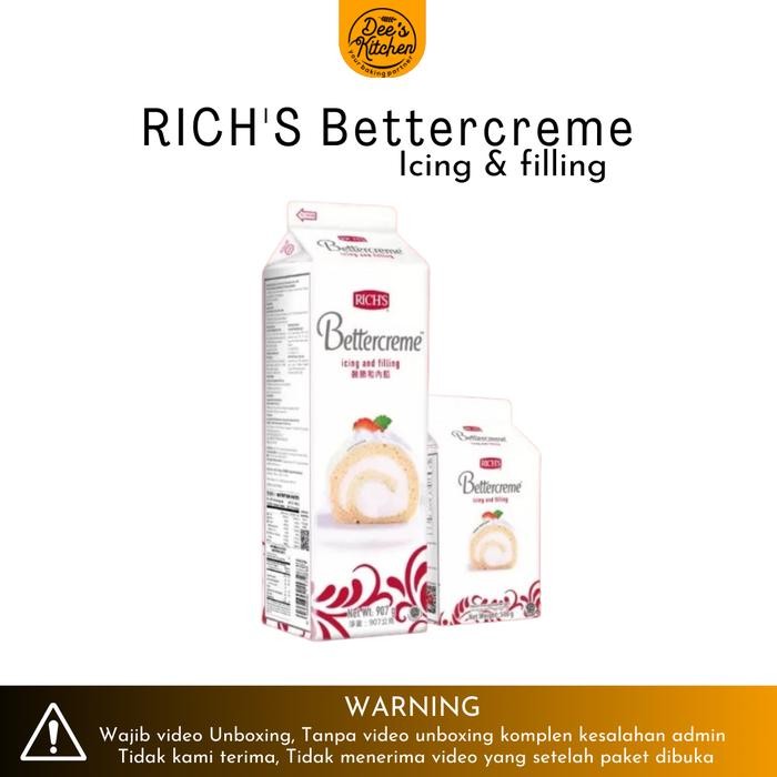 

Stok Baru RICH'S BETTERCREME 907 gram