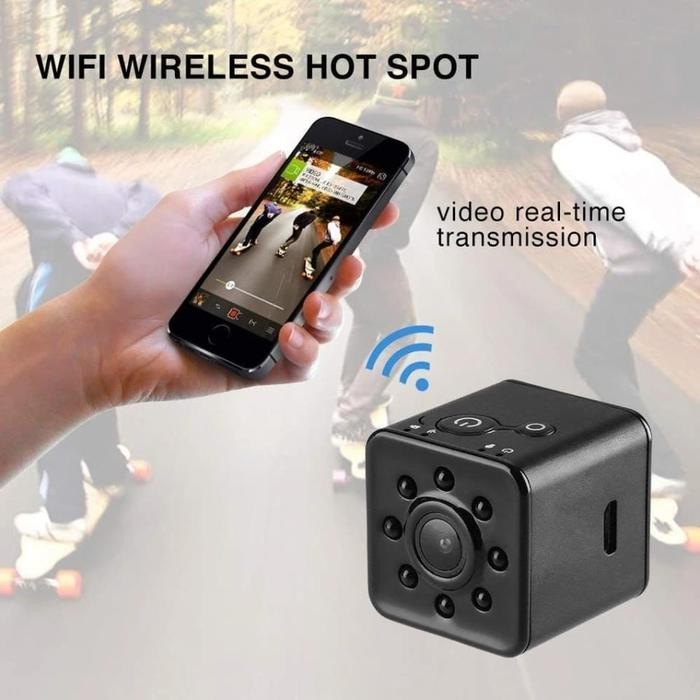 Kamera SPY WIFI Waterproof Full HD SQ 13 - Kamera Pengintai Mini Wifi