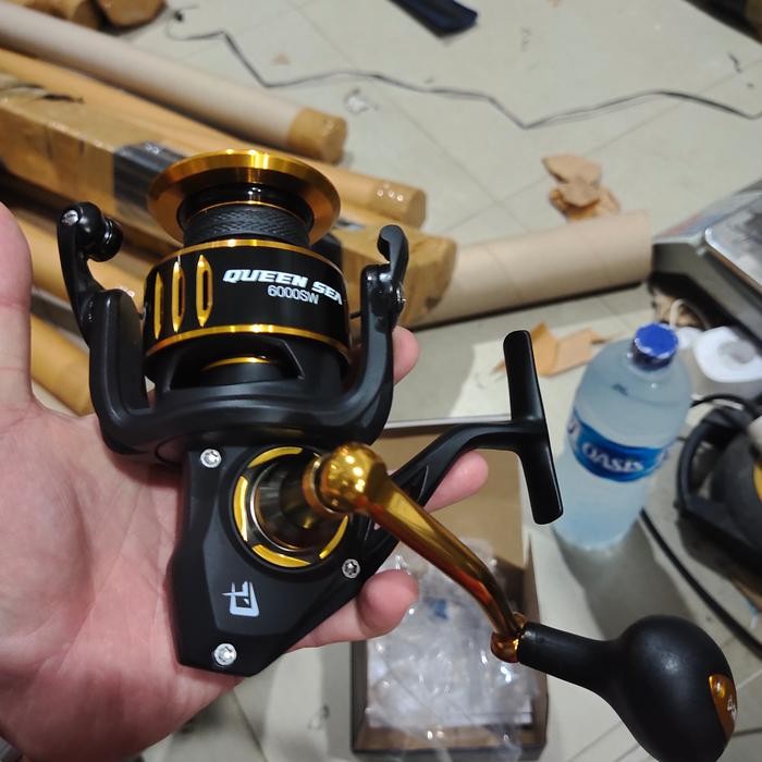 reel daido queen sea spin sw 6000 power handel