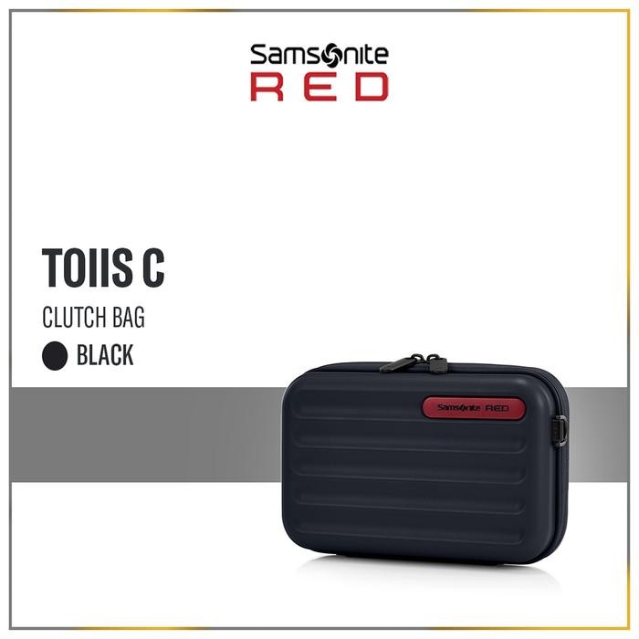 Ready Samsonite Red Label Toiis C Crossbody Clutch Bag - Ink Black