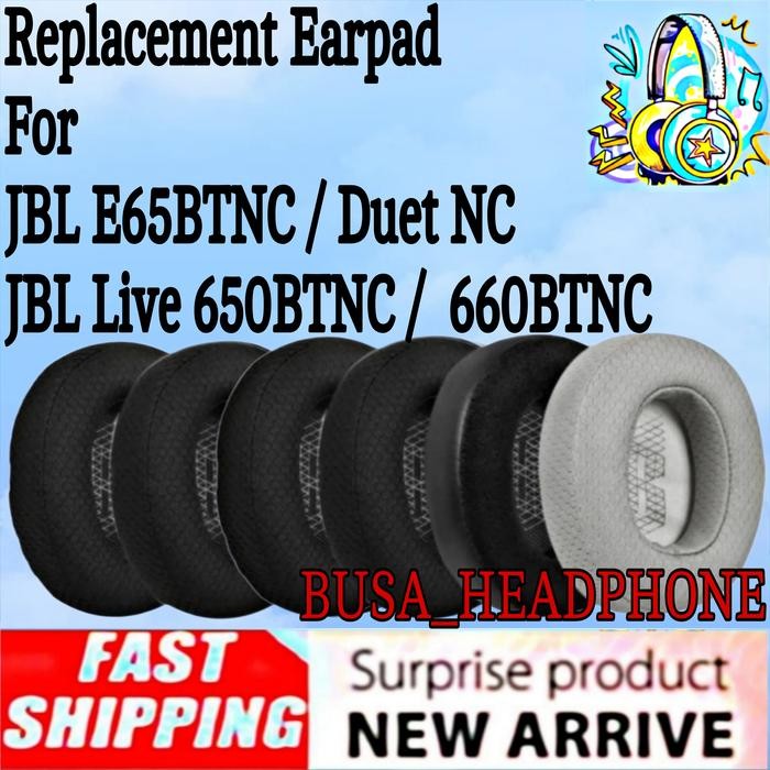 Sepasang Earpad Busa Headphones JBL DUET E65BT NC E65BTNC Live 650BTNC