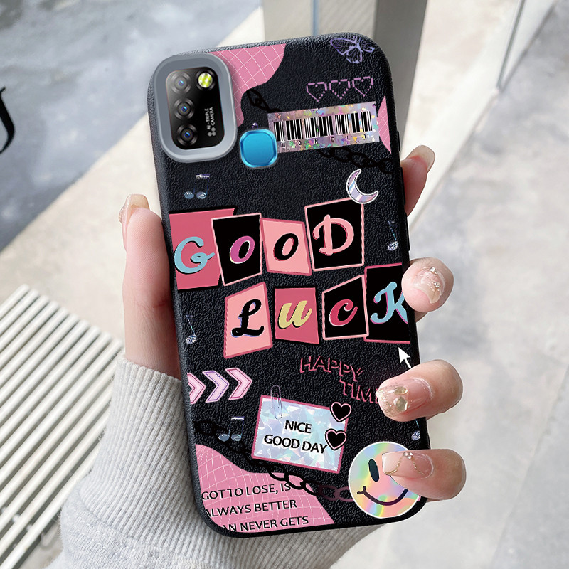 Casing Hp untuk Infinix Smart 5 Smart 6 Ram 3 Hot 10 Lite 4G Case Casing Kulit TPU HP Softcase ponse