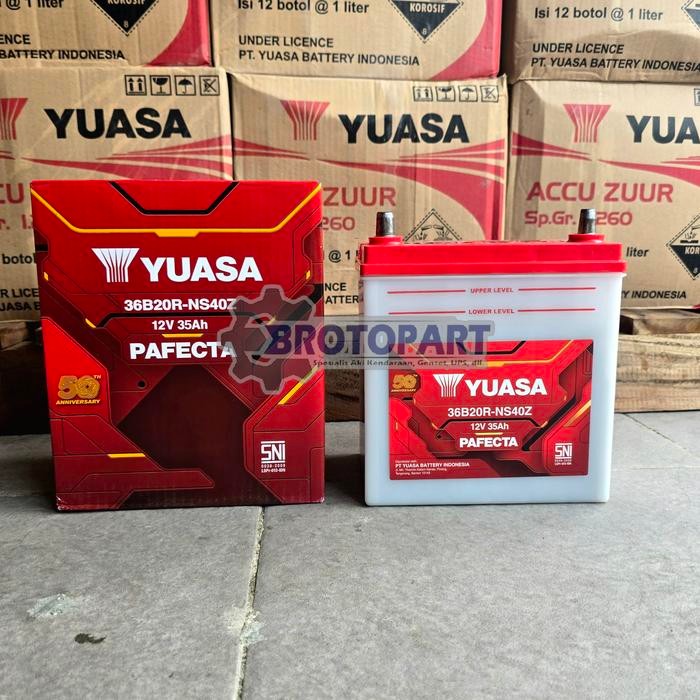 Gercep Aki Mobil Daihatsu Feroza, Neo Zebra,Taruna Accu Yuasa Ns40Z 35Ah Terlariss 