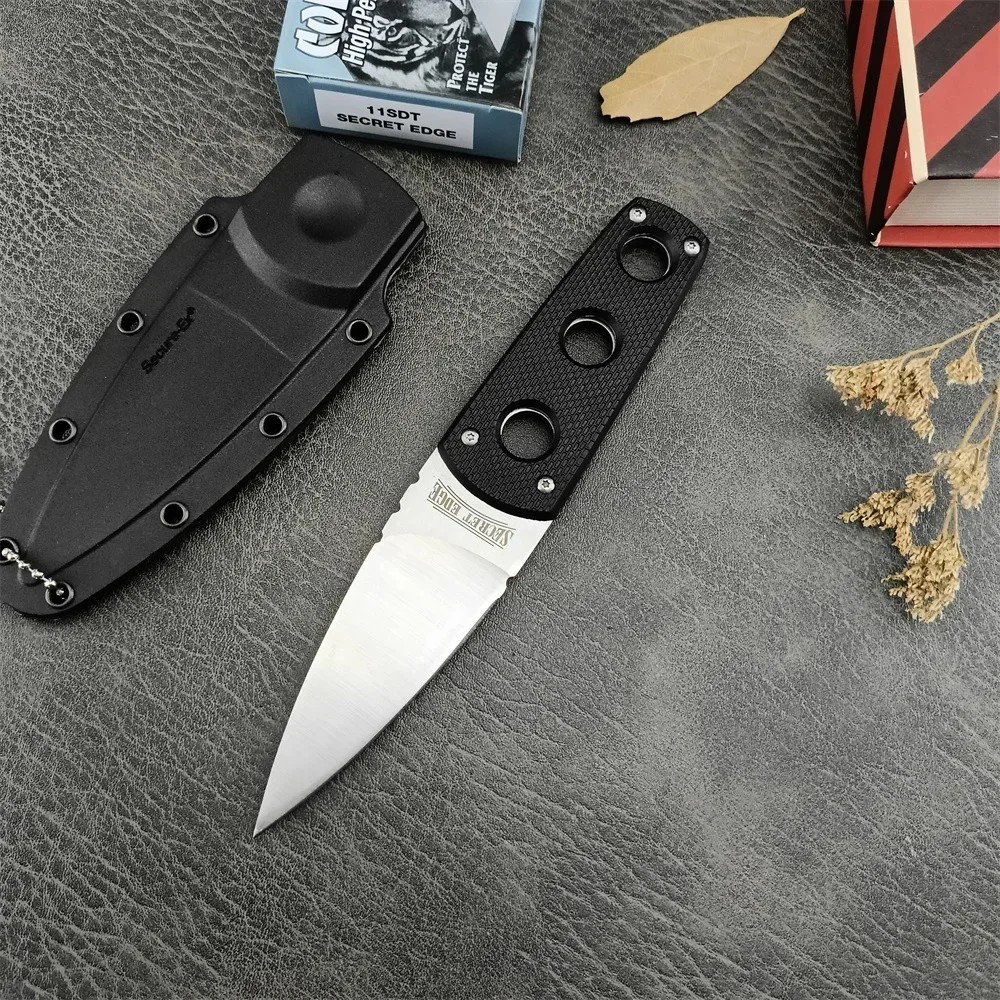 Mini Pocket Secret Edge Fixed Blade Knife Cold 440c Steel ABS Handle Protable Tactical Knives
