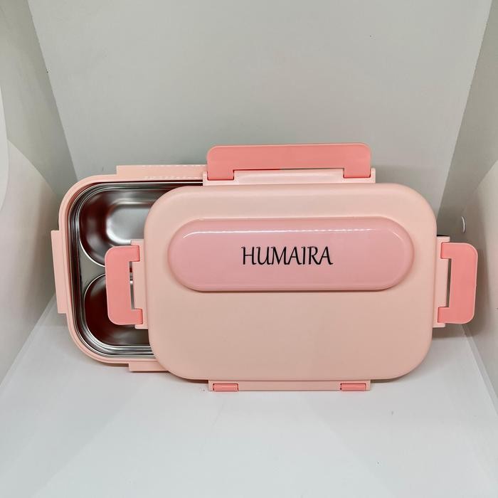 Lunch Box Kids Set Stainless Steel 316 Dengan Sendok Sumpit Stainless / Bento Box Stainless Steel